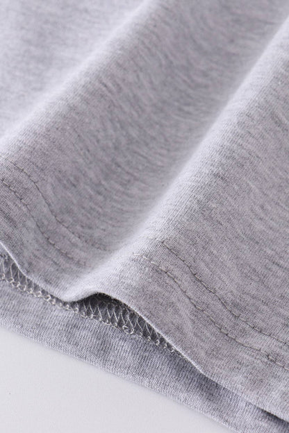Grey Easter Rabbit Boy Top