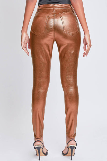 Junior High Rise Metallic Skinny Jean