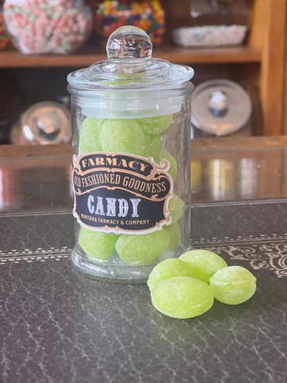 Apothecary Jar Green Apple Hard candy old fashioned