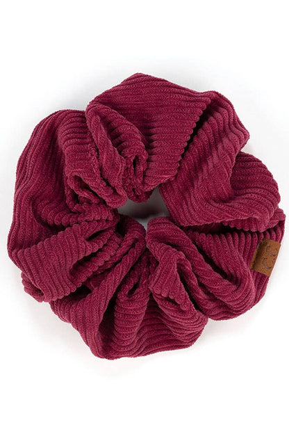 C.C Corduroy Solid Color Soft Scrunchies