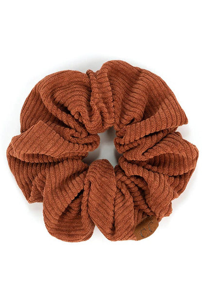 C.C Corduroy Solid Color Soft Scrunchies