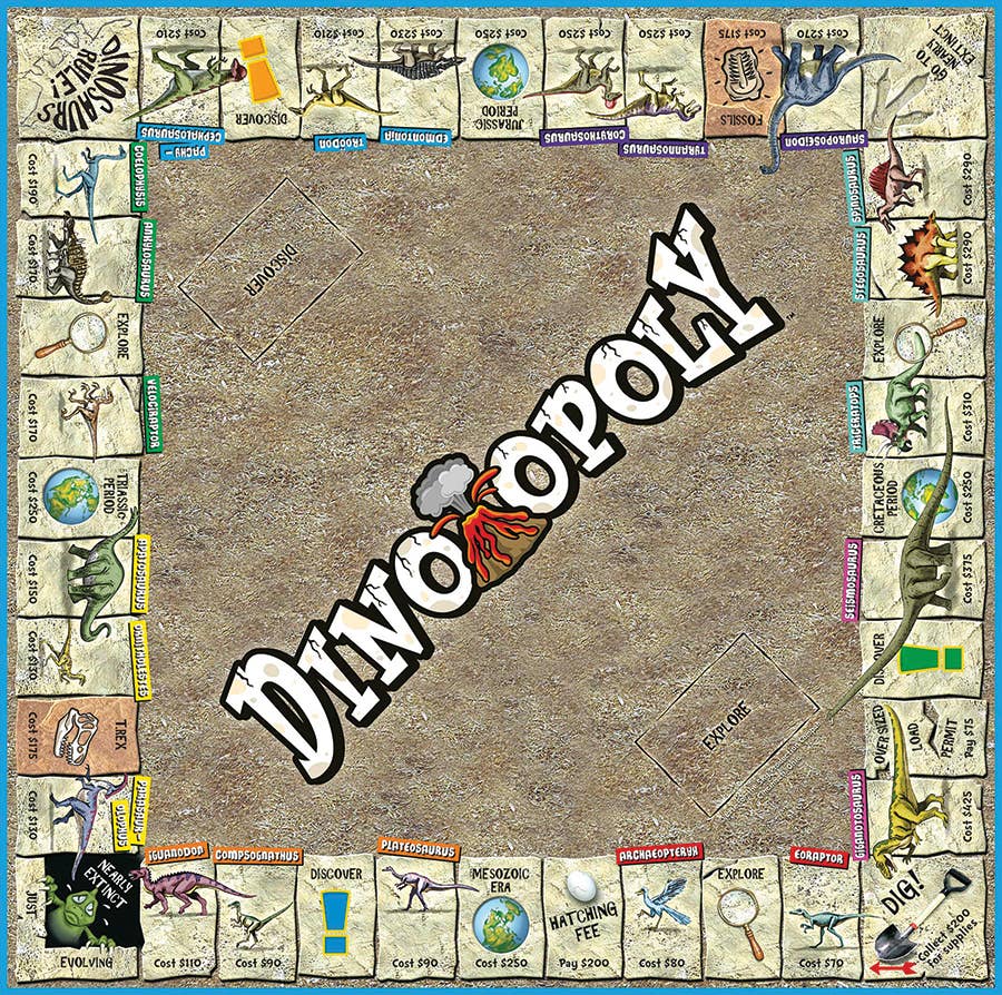 Dino-Opol Board Game