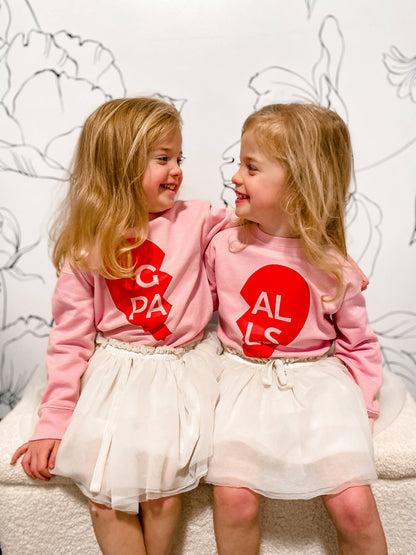 Holland Ave Clothing - Gal Pals | Girls & Womens Valentines Day Sweatshirt