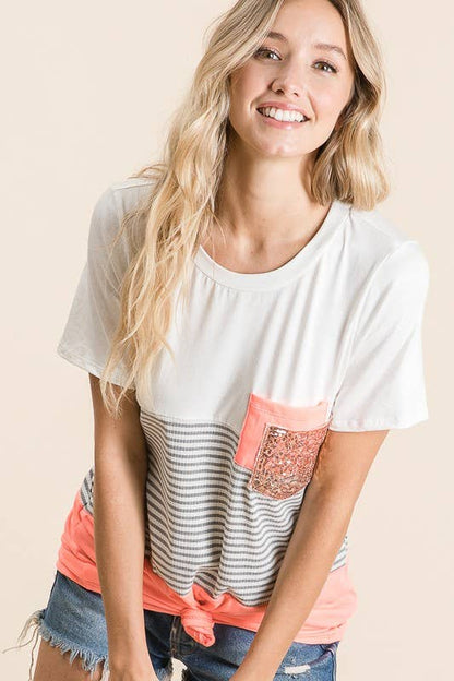 Crew Love Colorblock Tshirt