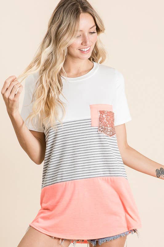 Crew Love Colorblock Tshirt