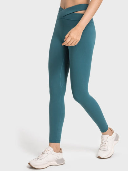 Millennia Crisscross Cutout Sports Leggings