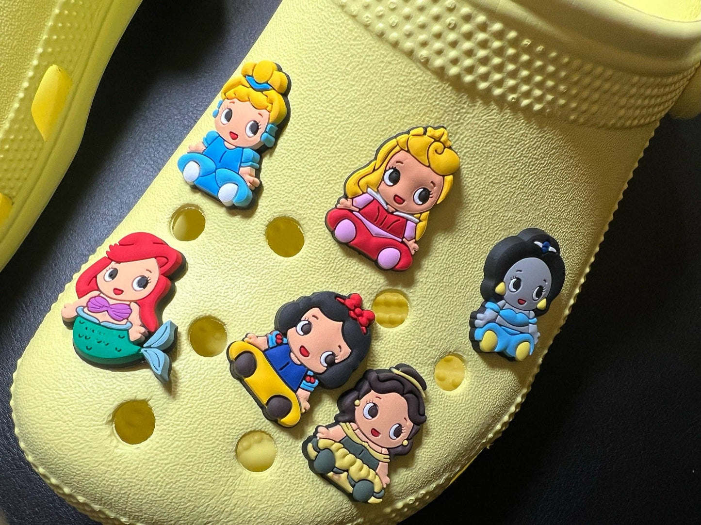 JuliesDecal - Princesses and Brave Girls shoe charms: #A6 Belle