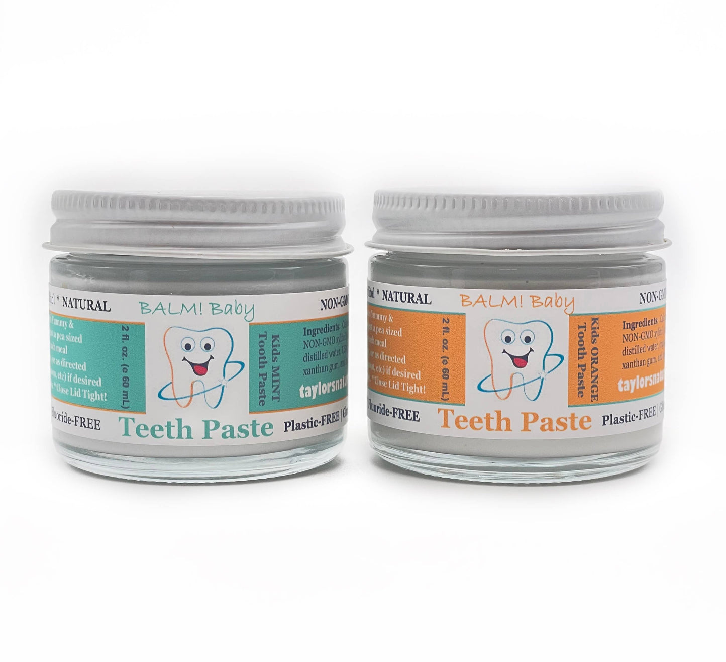 Taylor's Naturals - BALM! Baby - Teeth Paste Natural Kids ToothPaste w/ xylitol