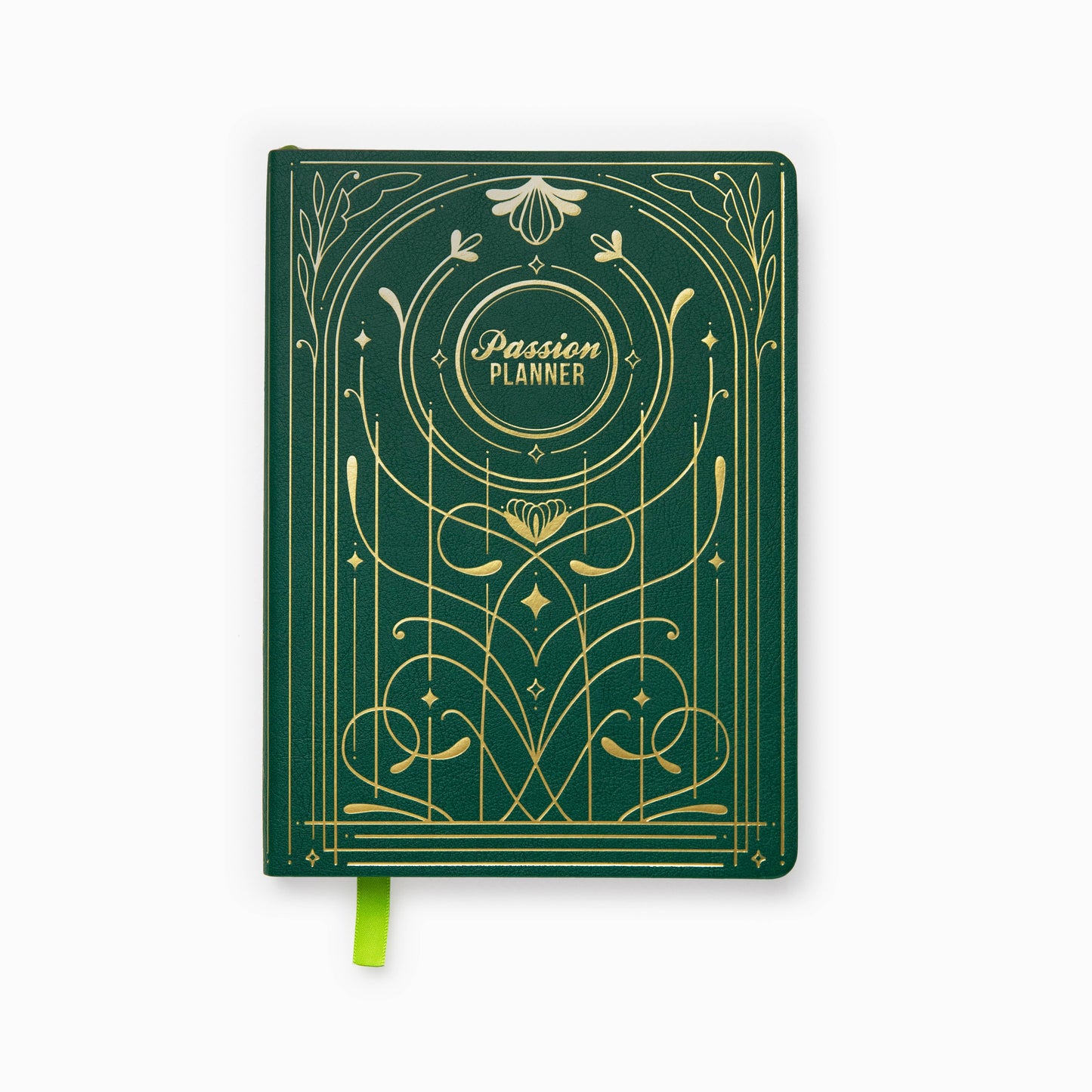 Weekly 2024 Planner Evergreen Gilded Magic Large (7.8” x 11”)