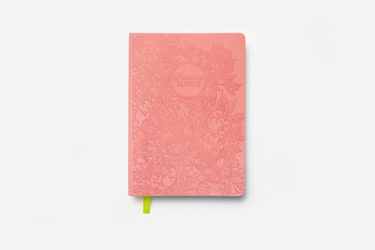 Weekly Undated Planner - Springtime Pink: Large