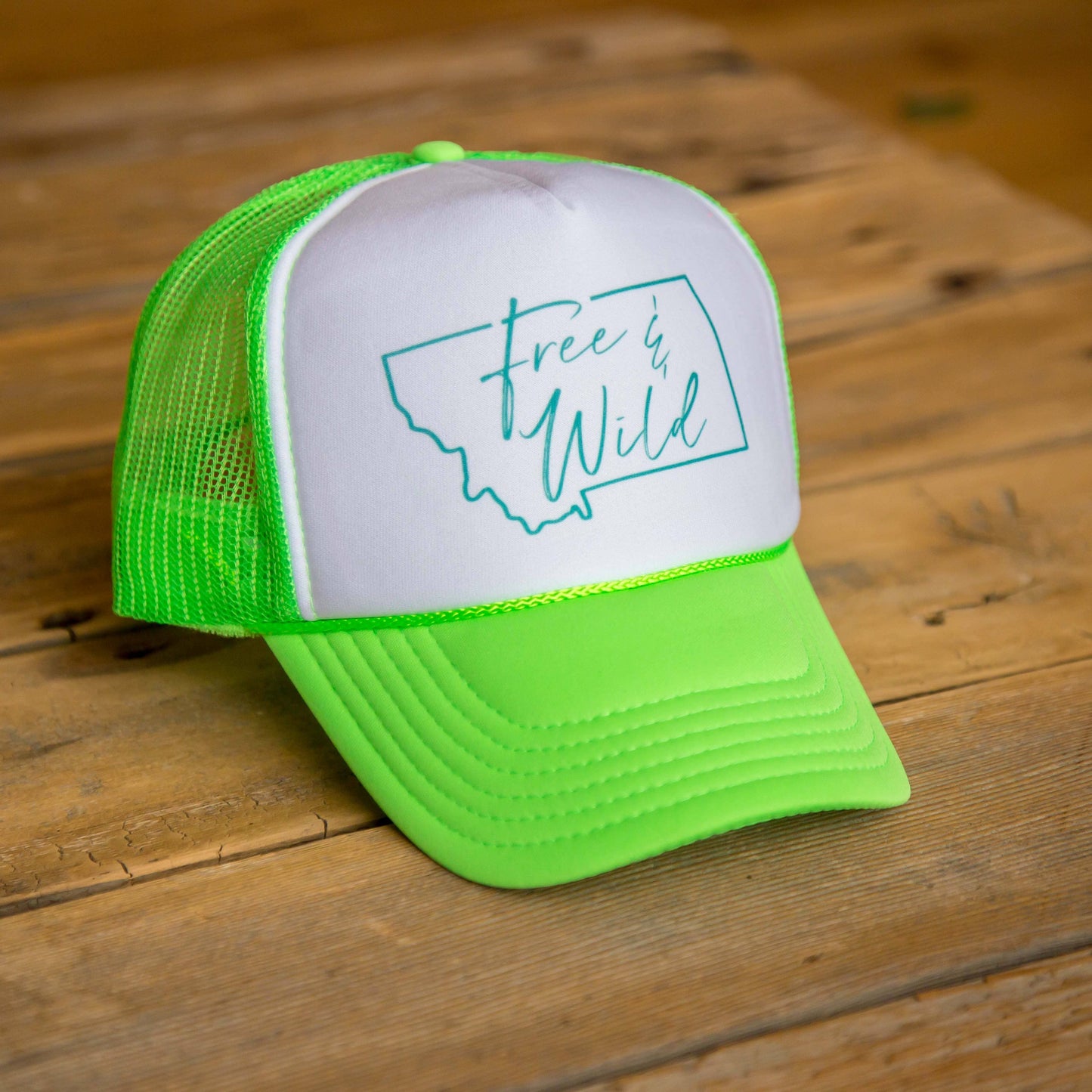 Montana Free & Wild Adult Trucker Hat