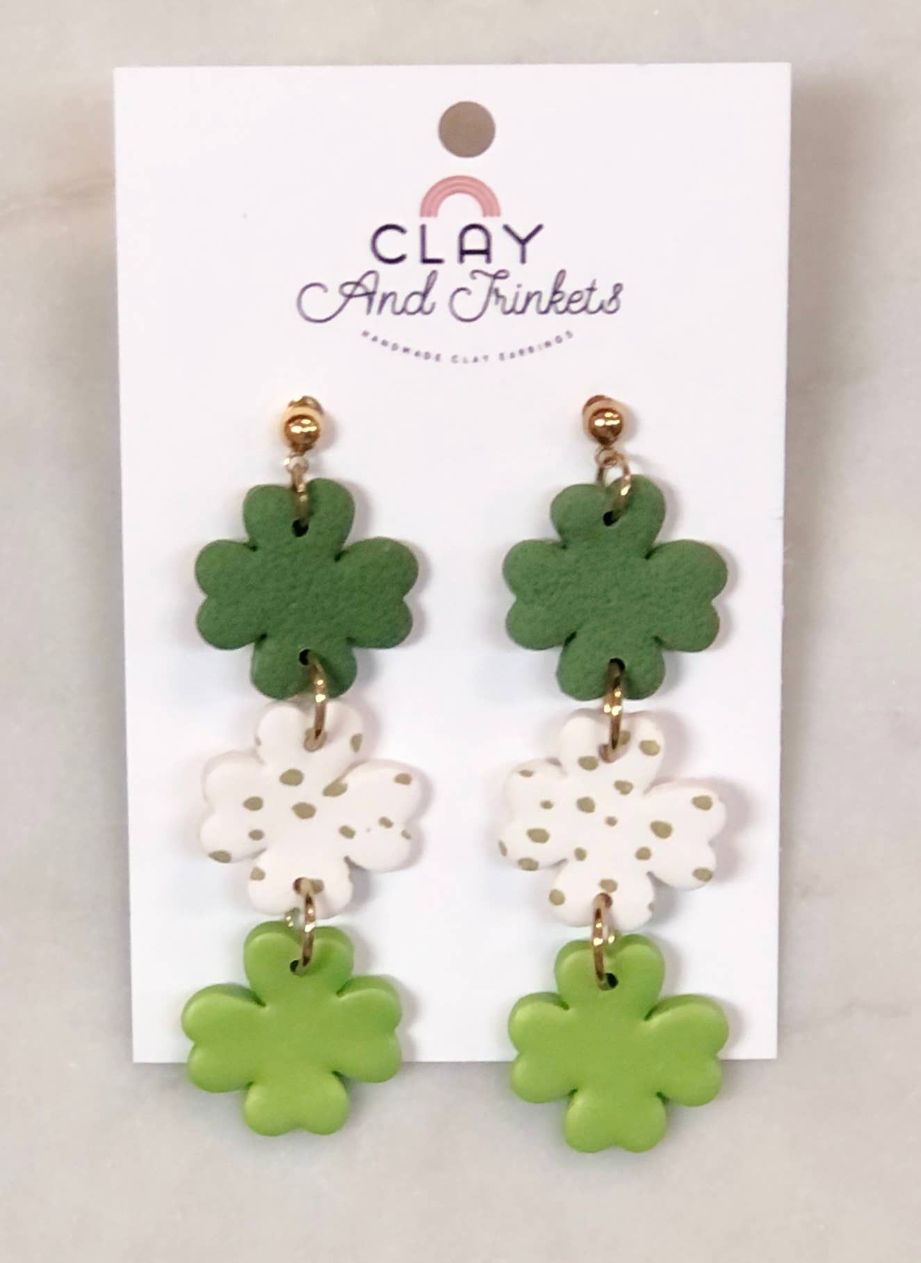 St. Patrick Day Trio Dangles