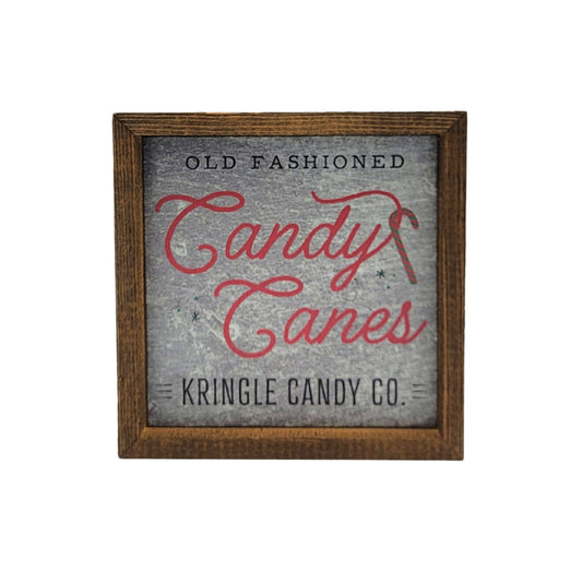 Kringle Candy Co. - Limited Metal Sign - Christmas Decor