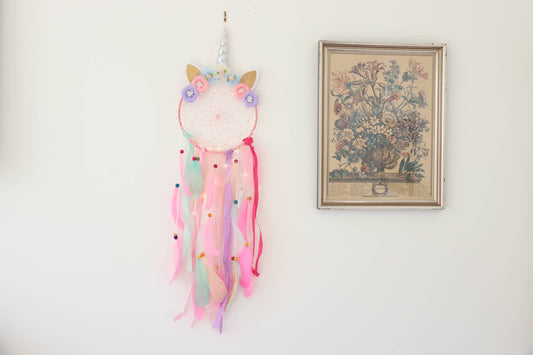 Handmade Feather Dream Catcher Macrame Wall Hanging Decoration