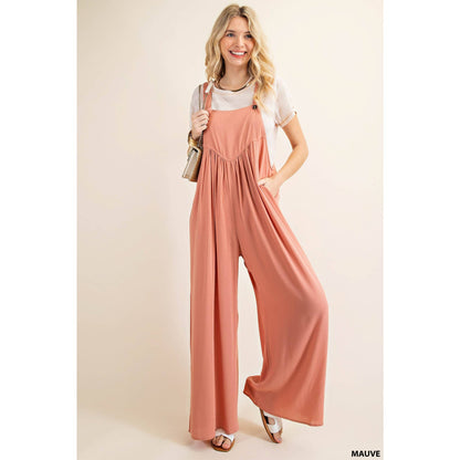 Mauve Crepe jumpsuit