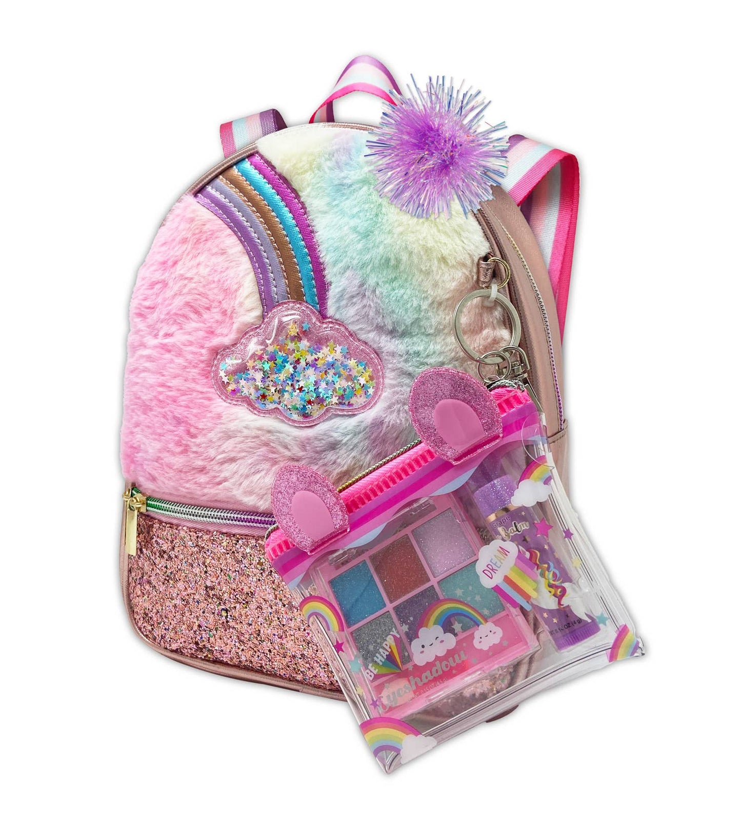 Stylish Beauty Mini Backpack, Rainbow