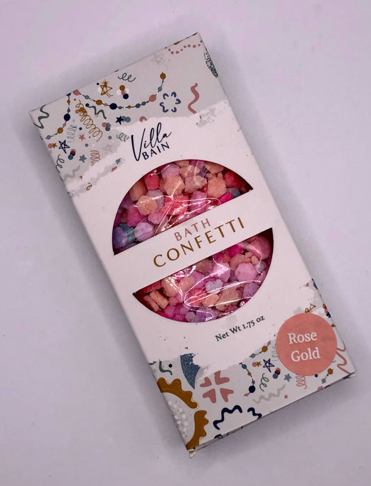 Villa Bain - Rose Gold Bath Confetti