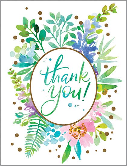 Thank You Card - Thank You Greenery