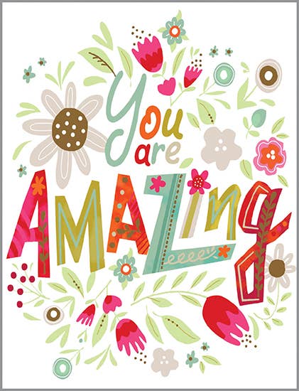 Thank You Card - Amazing Flora