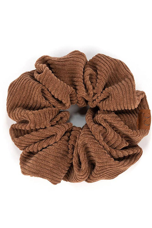 C.C Corduroy Solid Color Soft Scrunchies