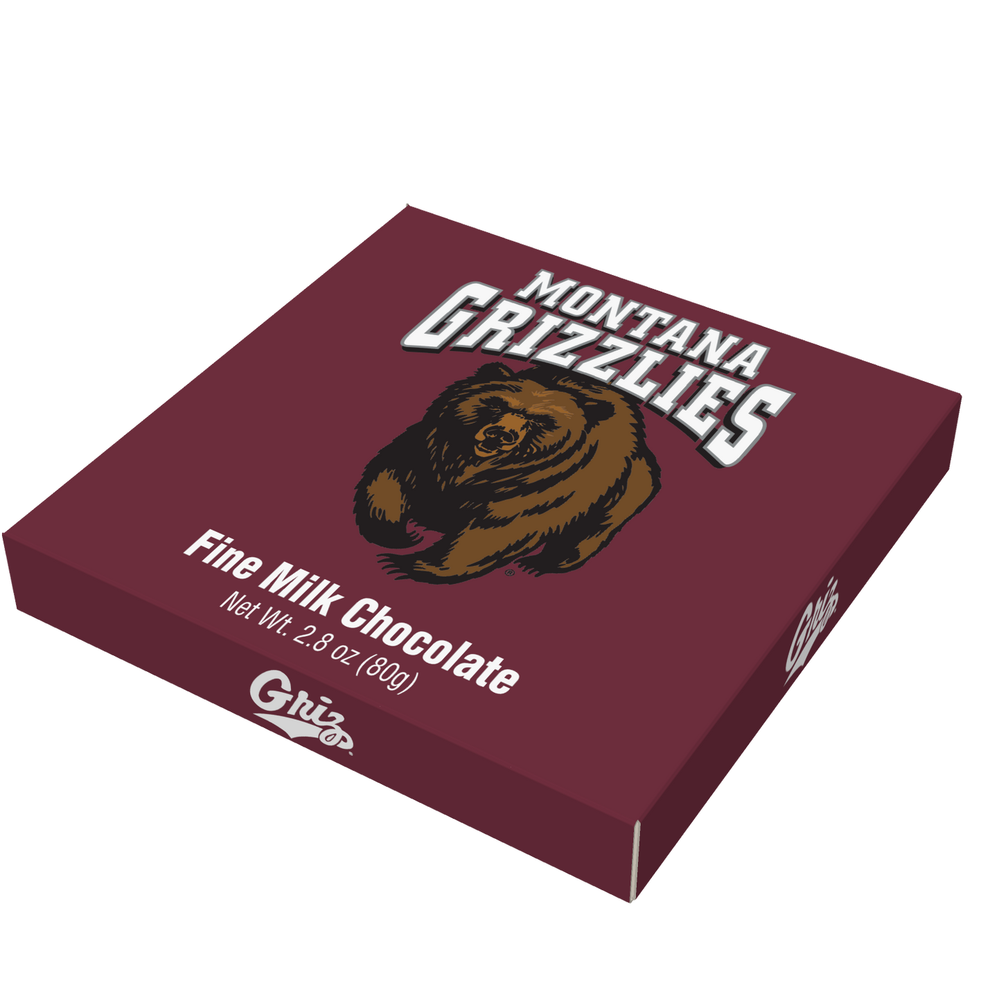 Montana Grizzlies Embossed Chocolate Bar