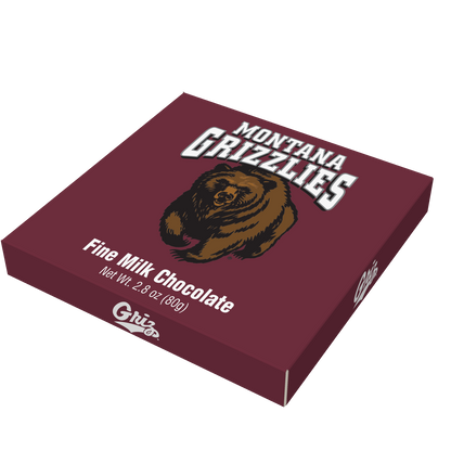 Montana Grizzlies Embossed Chocolate Bar
