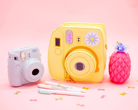 Oh Snap Instant Camera Handbag 💮 - Mellow Yellow