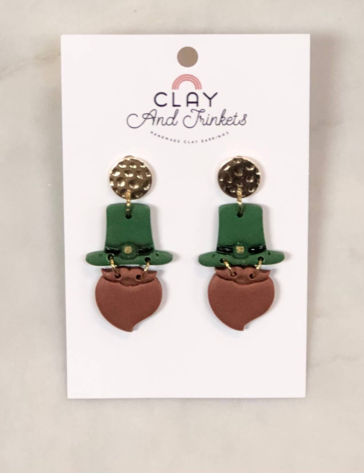 Leprechaun Dangle Earrings