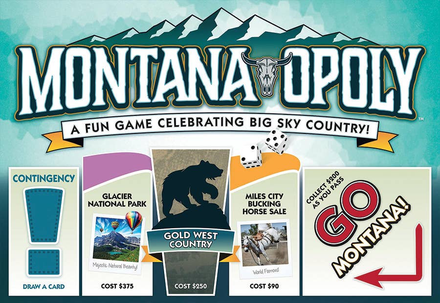 Montana-Opoly Board Game